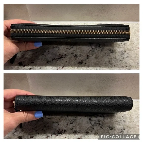 Kate Spade Neda Bridge Place Black Leather Wallet - Picture 5 of 6